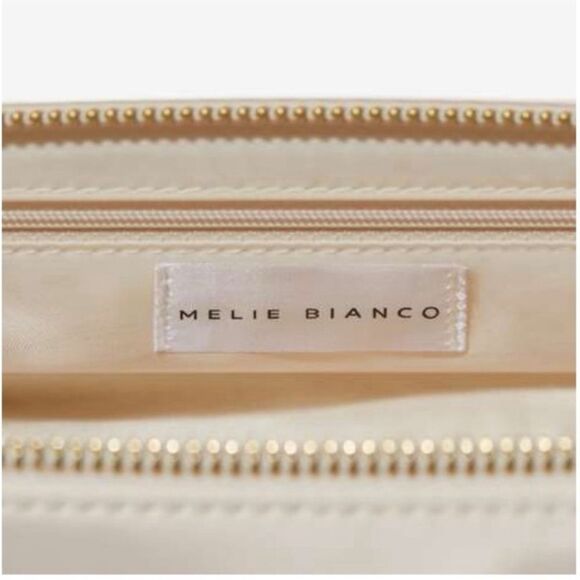 Melie Bianco Ivory Faux Leather Knot Bag NWT - Picture 9 of 16